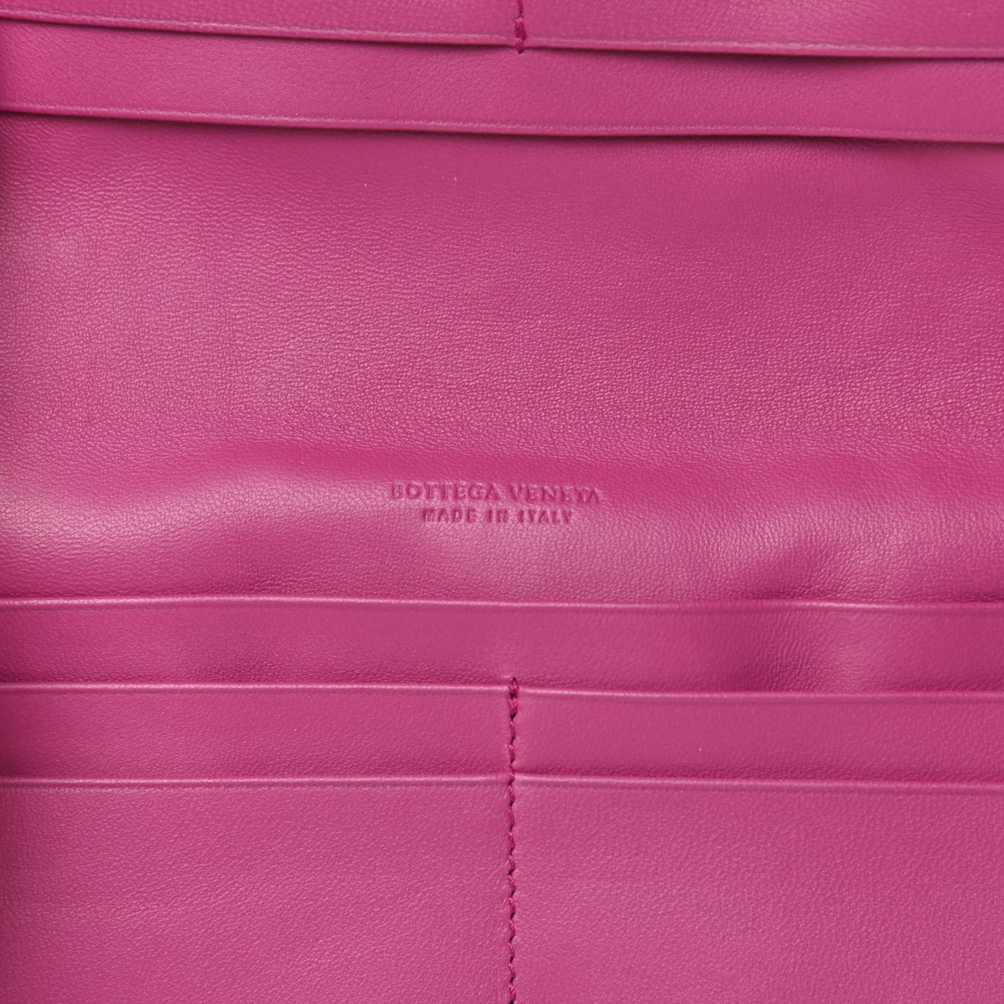 Nappa Intrecciato Double Zip Clutch Wallet Ametista