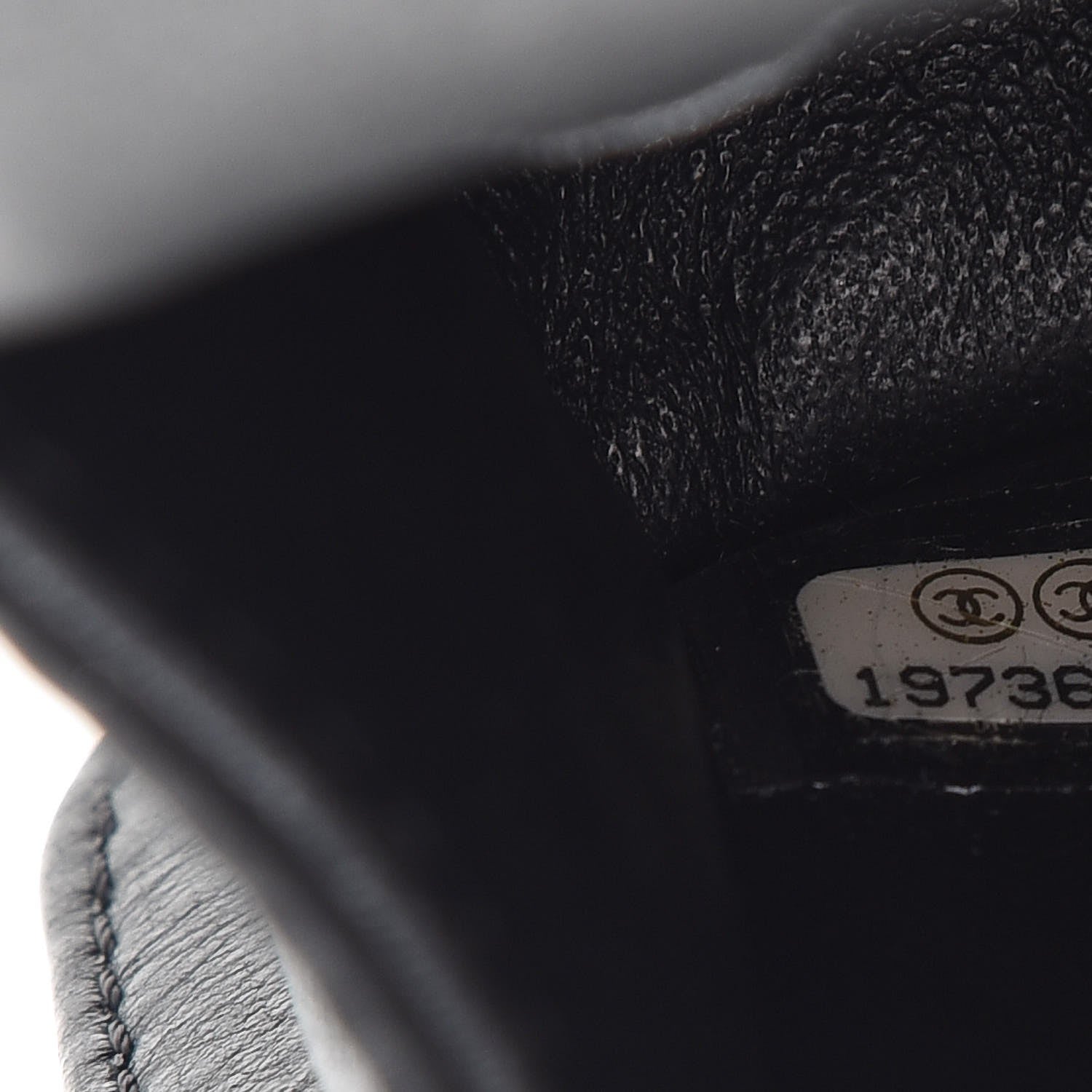 Chanel Galuchat Stingray Mini Boy Flap Black Silver 9 of 11