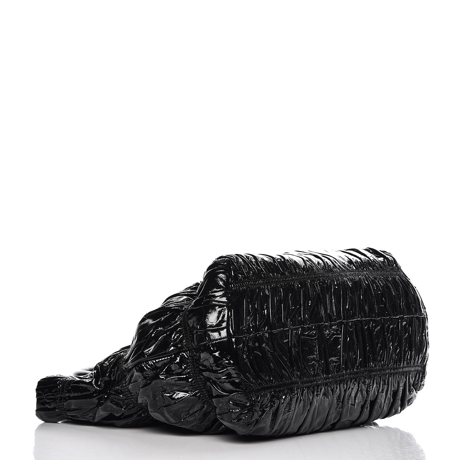 Prada Vernice Gaufre Tote Black 4 of 8
