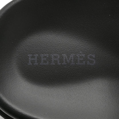 Hermes Calfskin Womens Chypre Sandals 36 Black 6 of 9