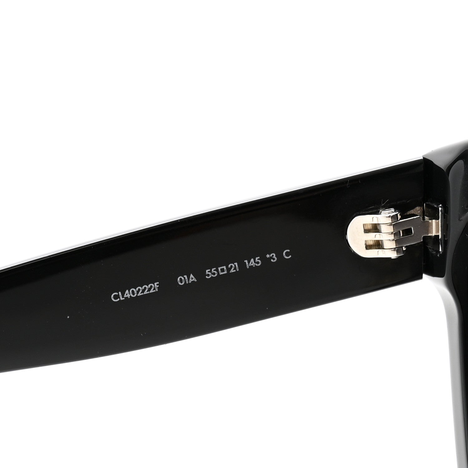 Celine Acetate Triomphe Sunglasses CL40222F Black 6 of 7