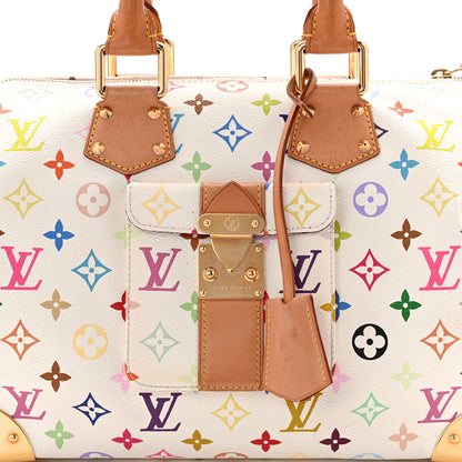 Louis Vuitton Monogram Multicolor Speedy 30 White 13 of 18