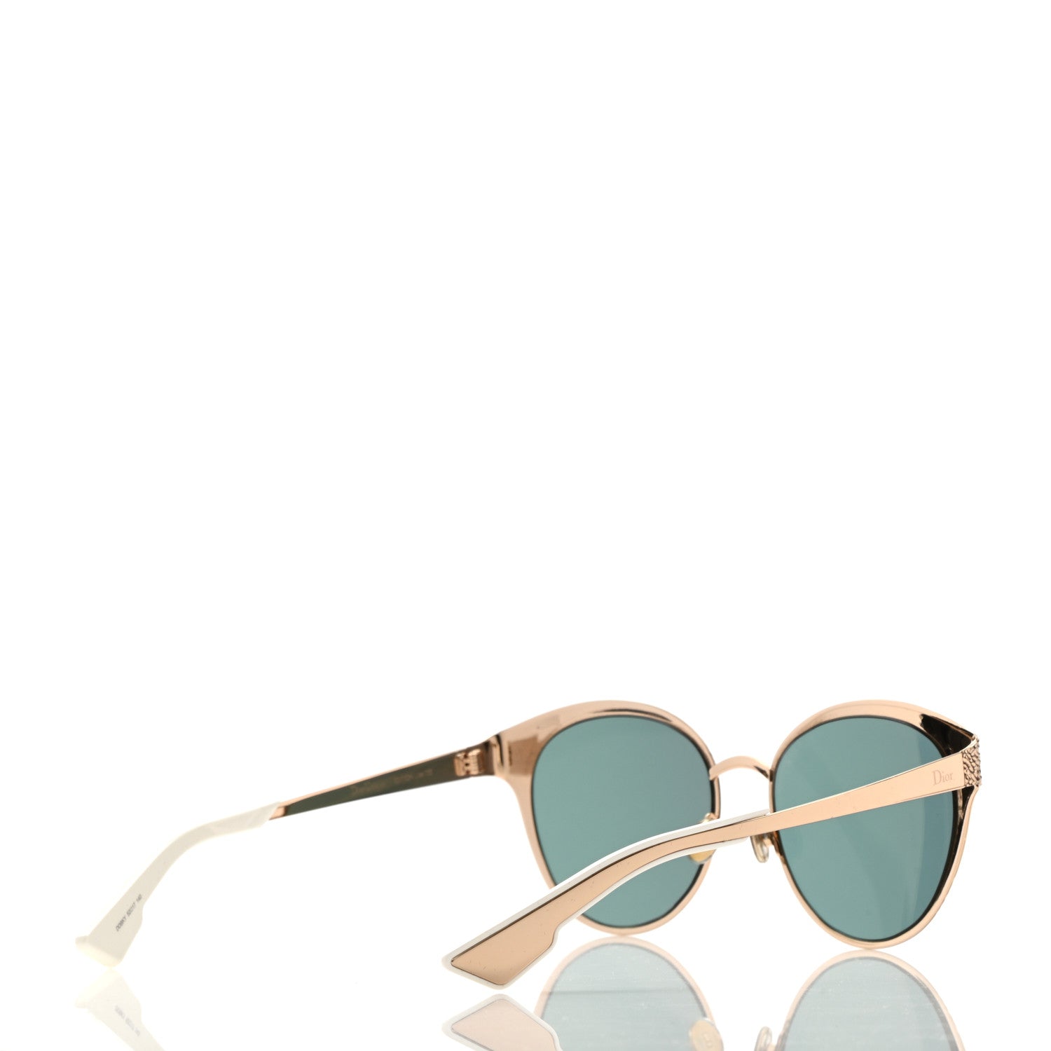 Christian Dior Metal DiorUnique Limited Edition Sunglasses Gold Pink 4 of 9