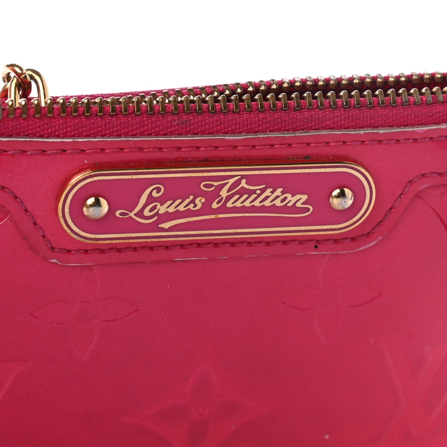 Louis Vuitton Vernis Key Pouch Rose Pop 6 of 9