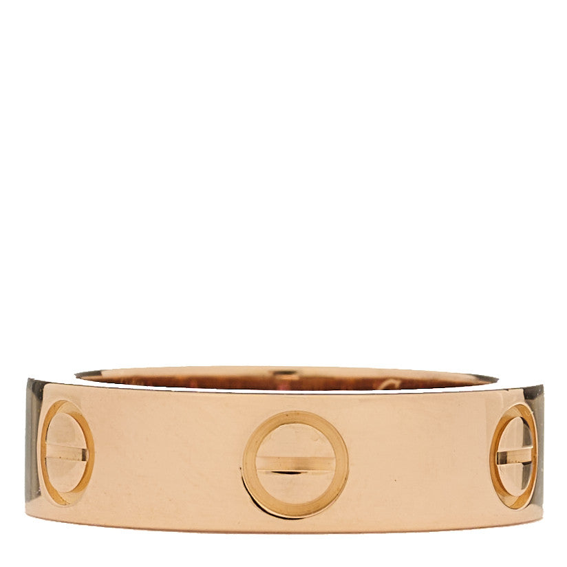 18K Pink Gold 5.5mm LOVE Ring 53 6.5