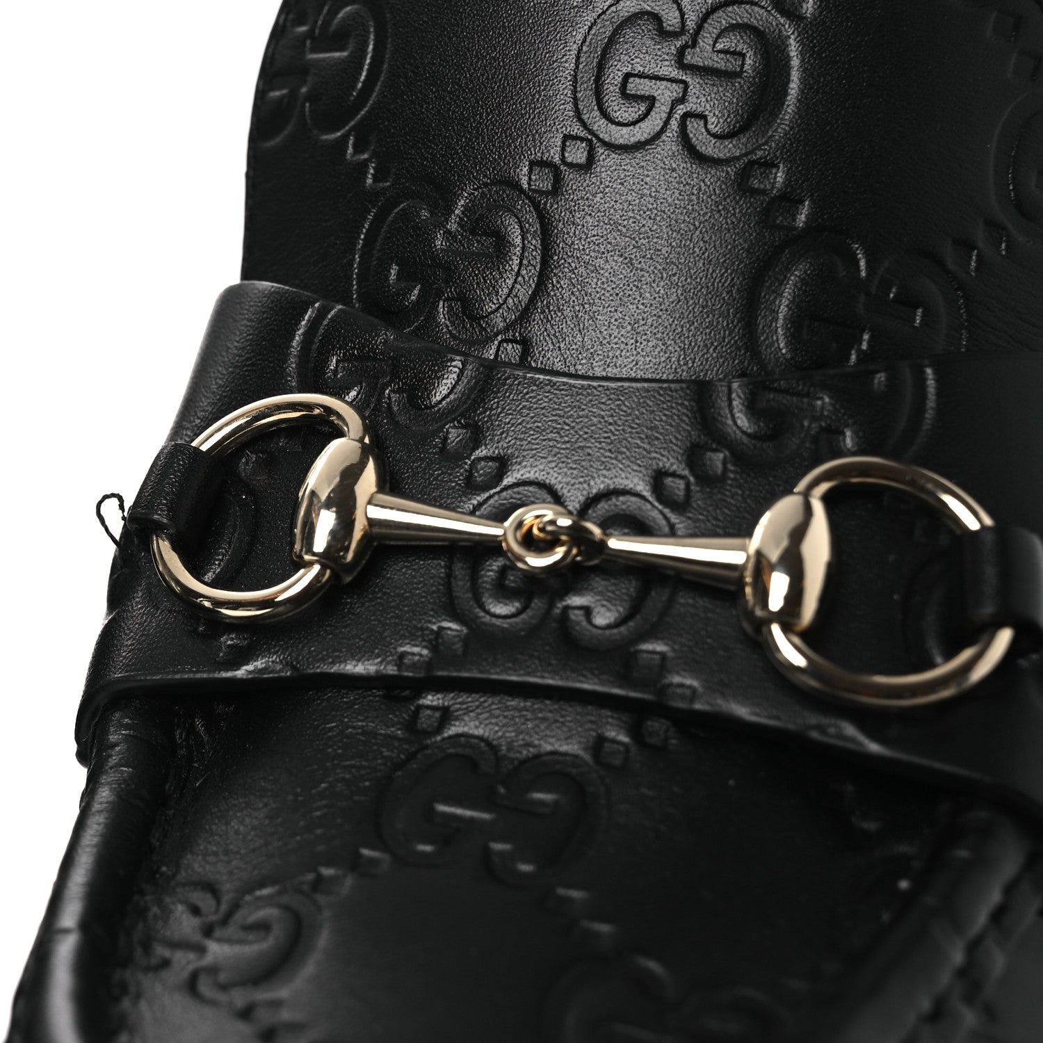 Gucci Guccissima Horsebit Platform 70/160mm Slingback Mules 38.5