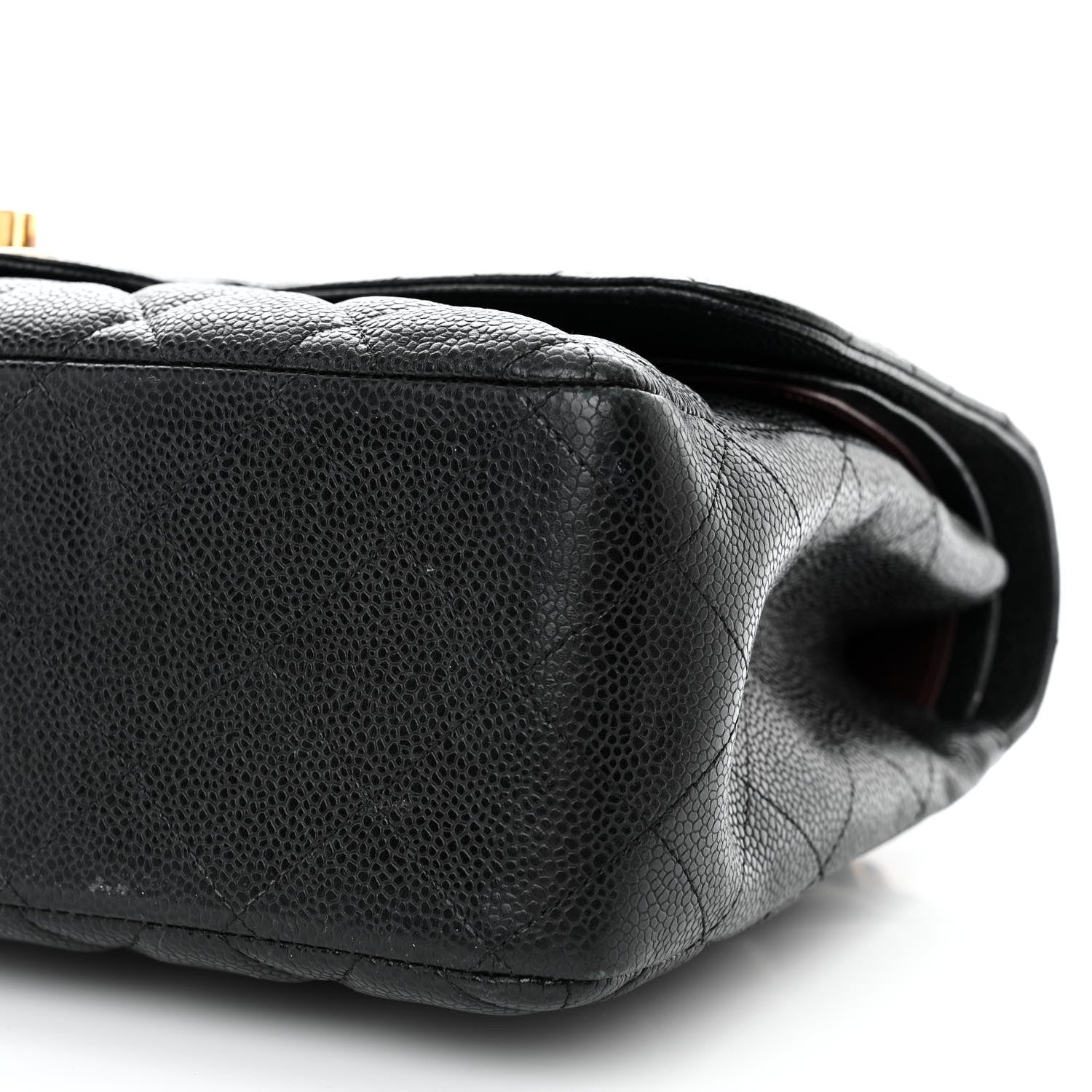 Chanel Caviar Quilted Jumbo Double Flap Black 10 of 14
