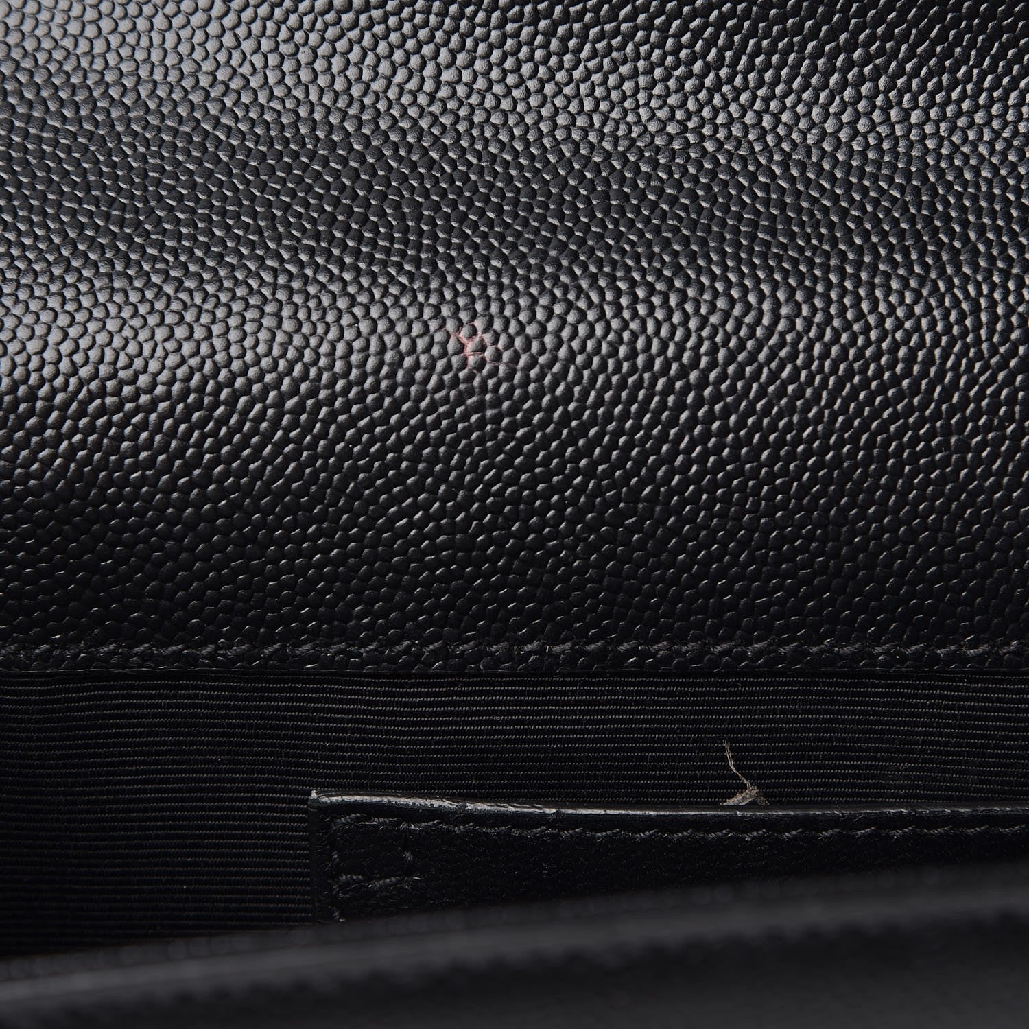 Saint Laurent Grain De Poudre Classic Monogram Kate Clutch Black 10 of 10