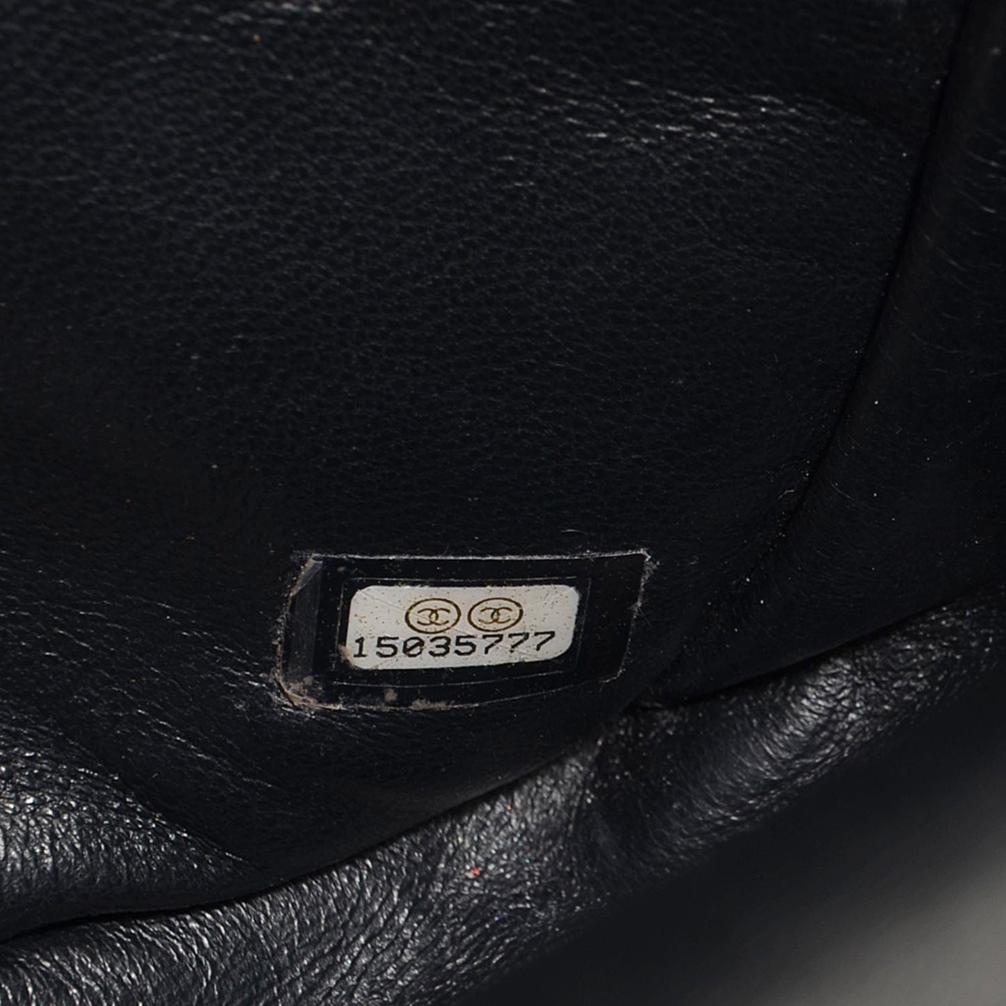 Patent Quilted Maxi Double Flap Black