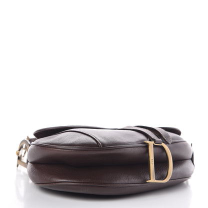 Christian Dior Calfskin Saddle Bag Brown 4 of 11