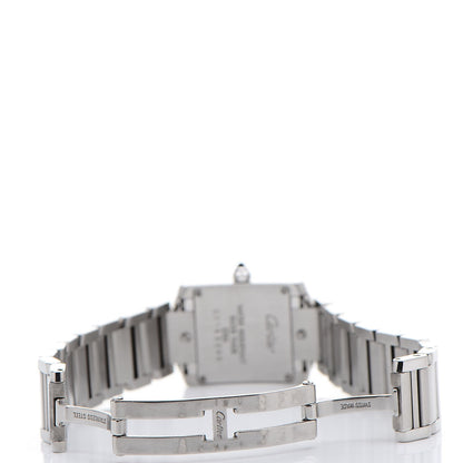 Cartier Stainless Steel 20mm Tank Francaise Quartz Watch 6 of 6