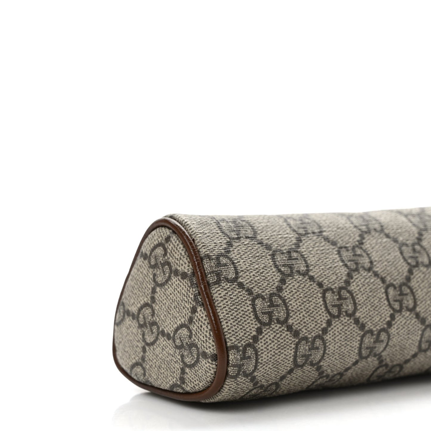 GG Supreme Monogram Azalea Calfskin Mini Retro Interlocking G Charm Bag Beige Ebony Brown Sugar