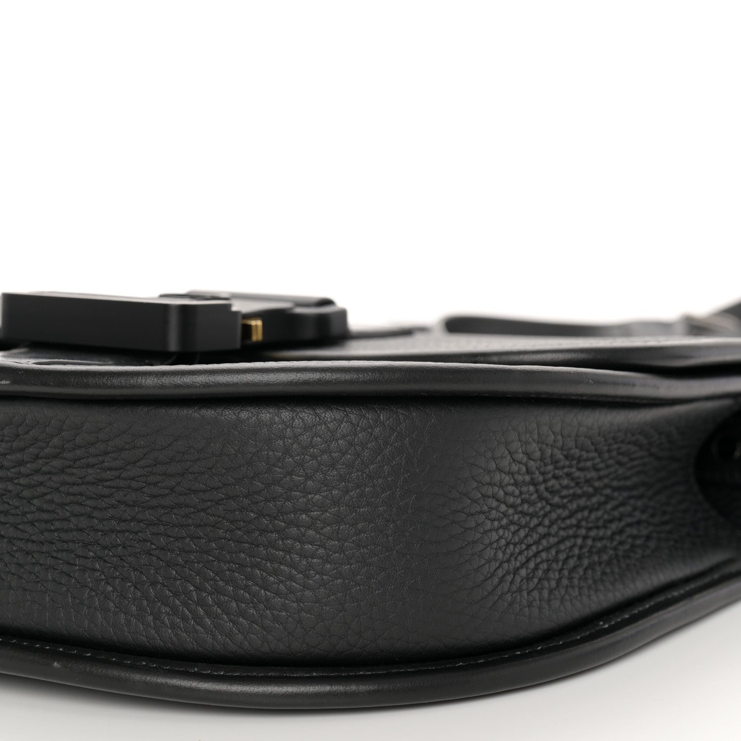 Christian Dior Grained Calfskin Gallop Bag With Strap Black 10 of 15