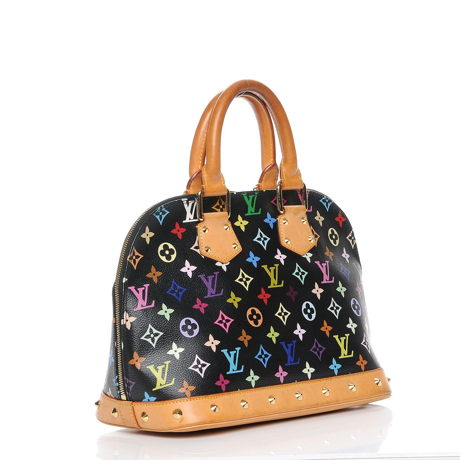 Louis Vuitton Monogram Multicolor Alma Black 3 of 10