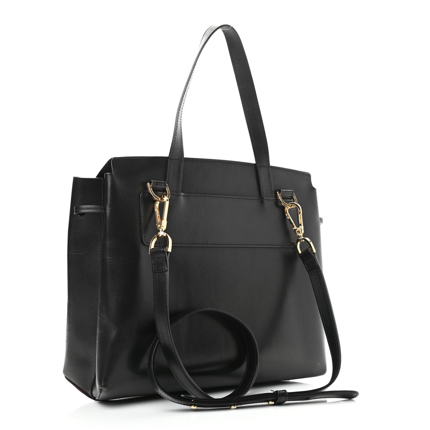 Calfskin Lady Bag Black Flamma