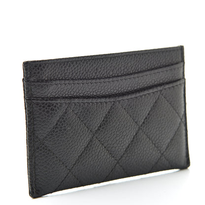 Chanel Caviar Quilted Card Holder Black 3 of 9