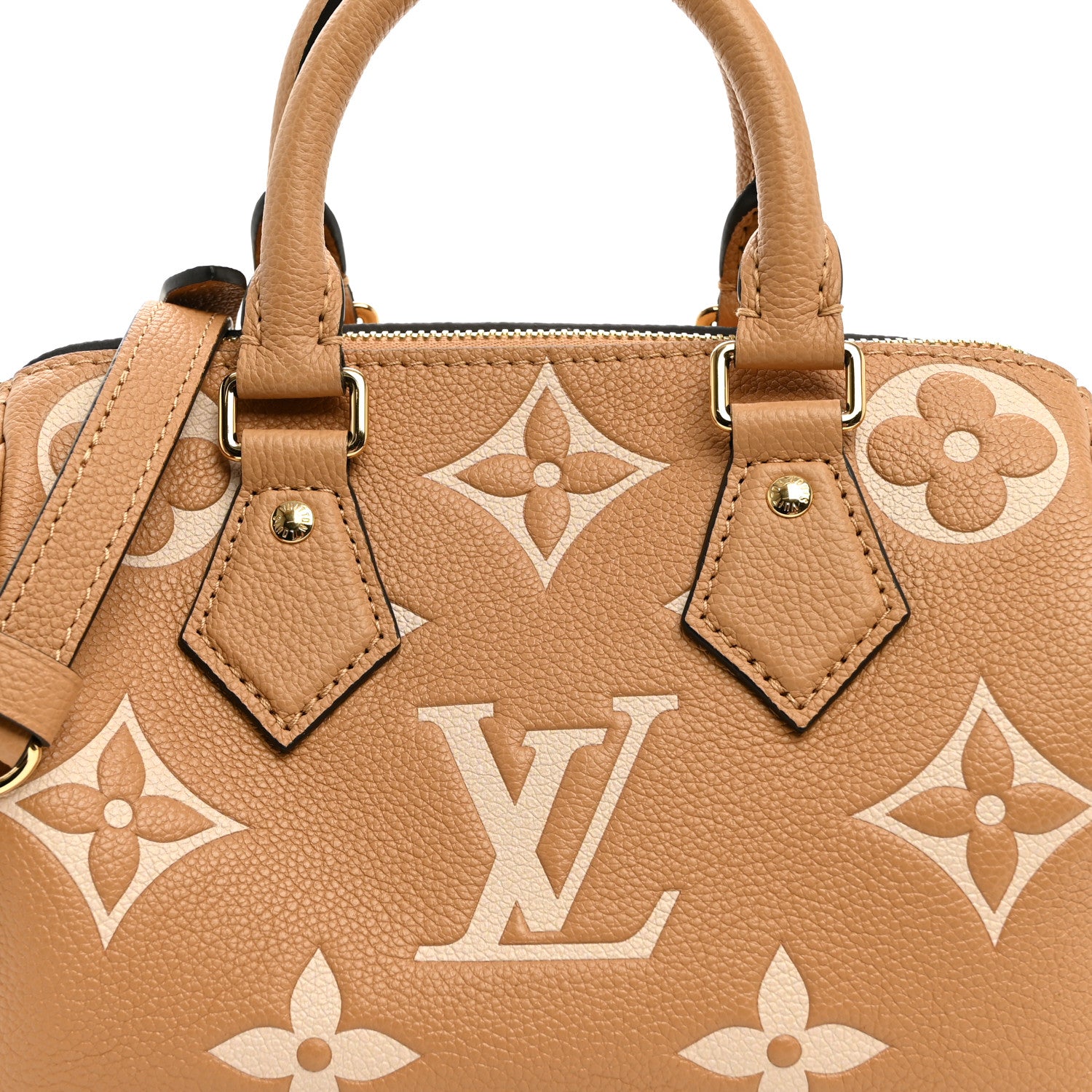 Louis Vuitton Empreinte Monogram Giant Speedy Bandouliere 20 Arizona Creme 6 of 8