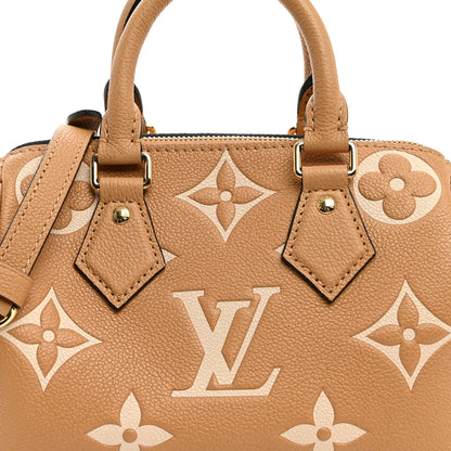 Louis Vuitton Empreinte Monogram Giant Speedy Bandouliere 20 Arizona Creme 6 of 8