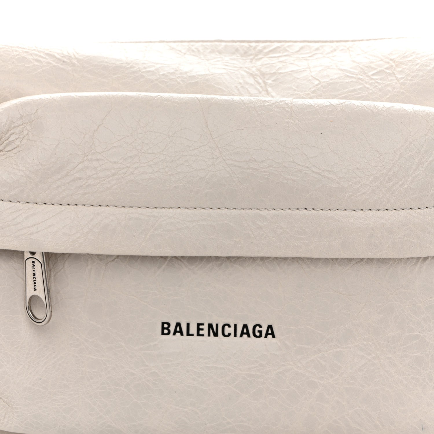 Balenciaga Arena Lambskin Raver Shoulder Bag Nacre 8 of 10