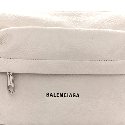 Balenciaga Arena Lambskin Raver Shoulder Bag Nacre 8 of 10