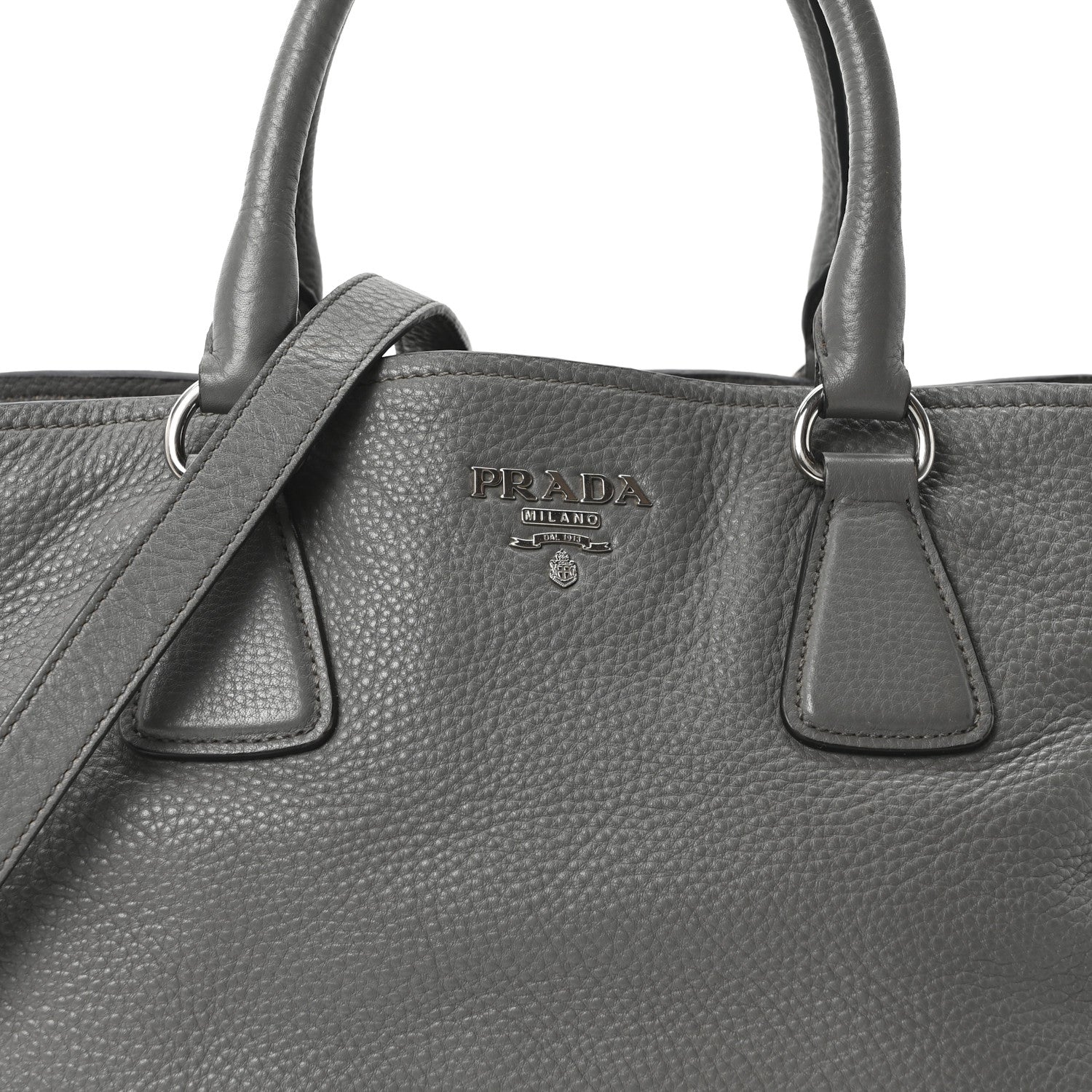 Prada Vitello Daino Tote Marmo 8 of 10