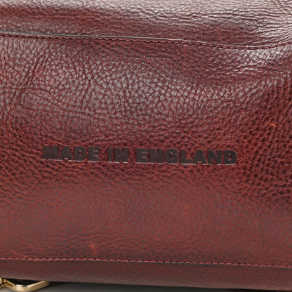 Mulberry Natural Leather Cara Delevigne Convertible Satchel Oxblood 7 of 9