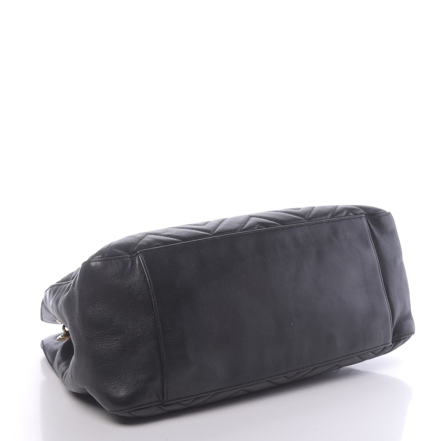 Calfskin Matelasse Medium GG Marmont Shoulder Tote Bag Black