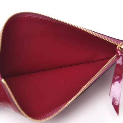 Louis Vuitton Vernis Felicie Chain Wallet Magenta 8 of 13