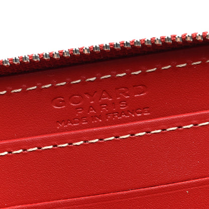 Goyard Goyardine Matignon PM Wallet Red 6 of 6