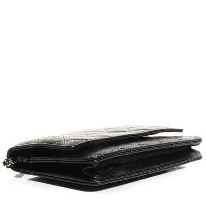 Chanel Caviar Quilted Wallet On Chain WOC Black 4 of 9
