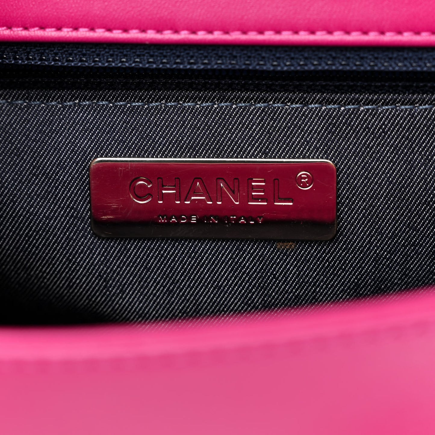 Lambskin CC Mania Flap Bag Pink