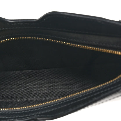 Gucci Calfskin Mini Moon Side Shoulder Bag Black 5 of 10