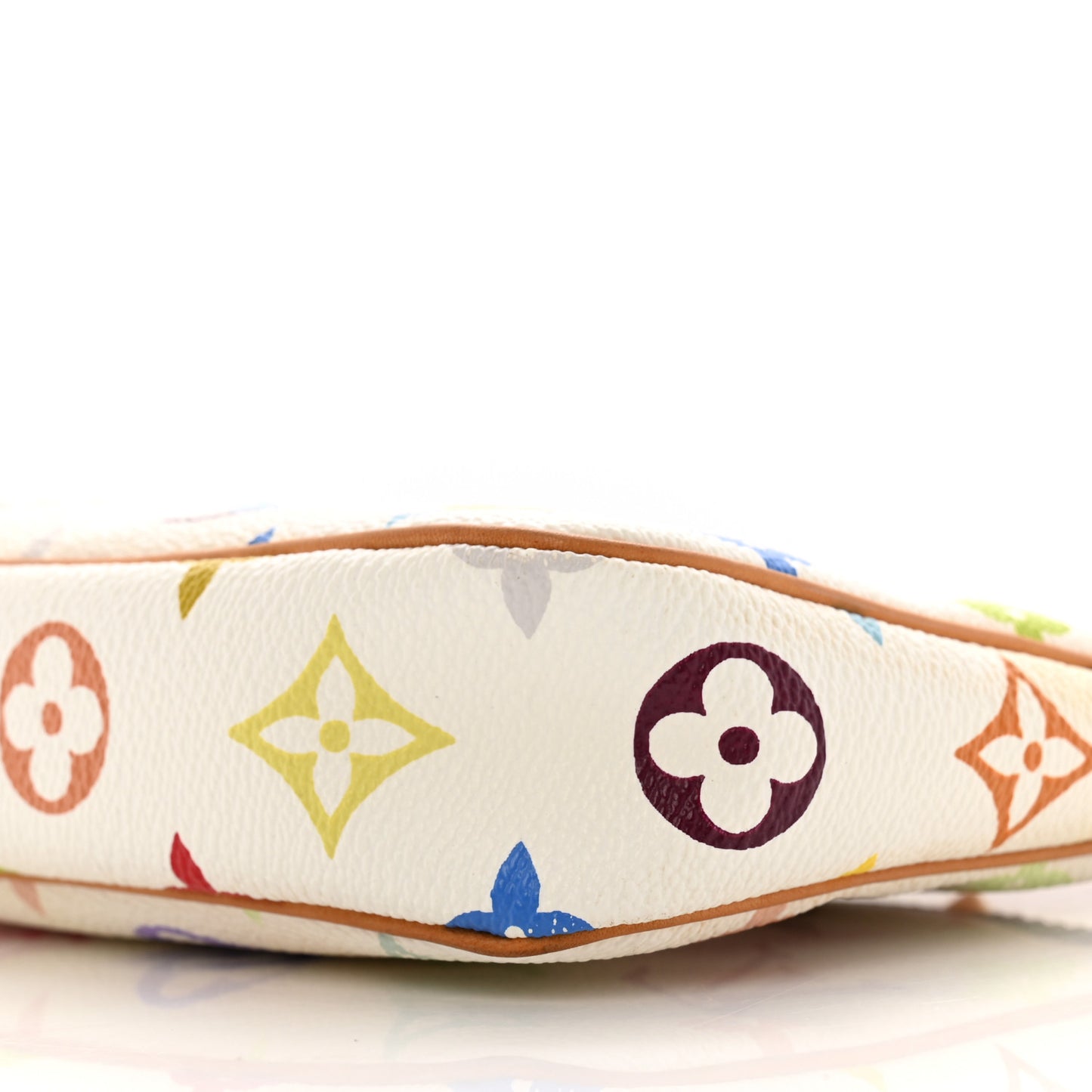Monogram Multicolor Pochette Accessories White
