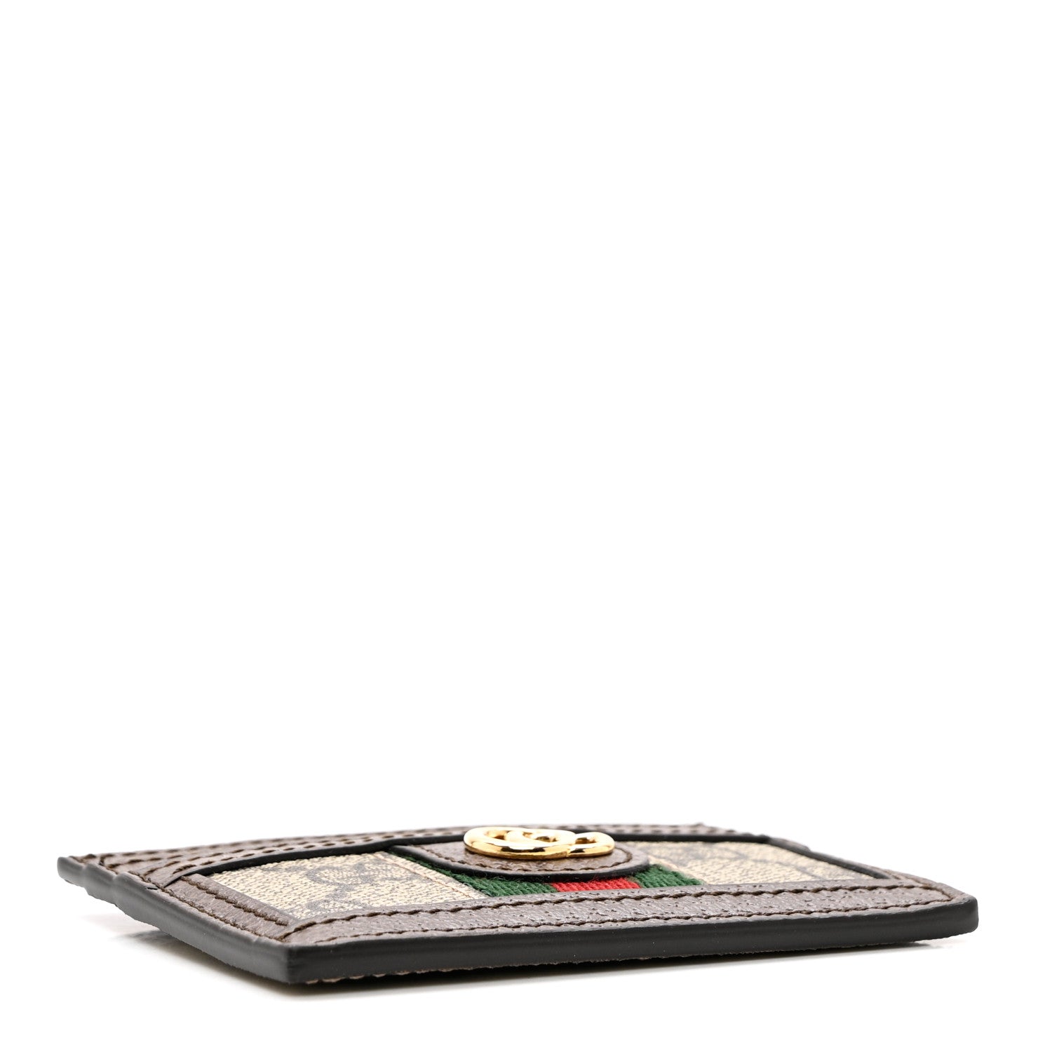 Gucci GG Supreme Monogram Ophidia Card Holder Brown 4 of 7