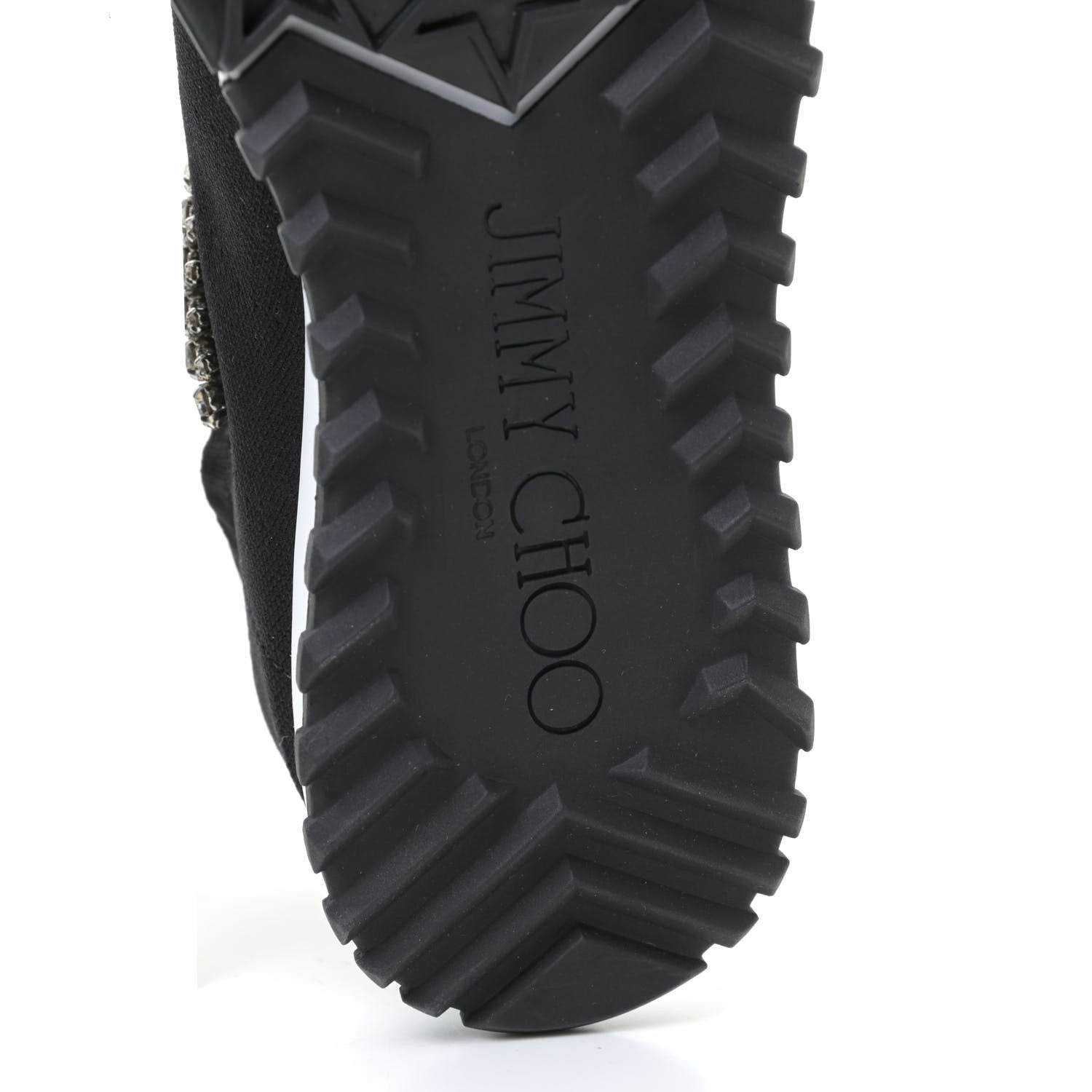 Jimmy Choo Knit Crystal Verona Sneaker 37.5 Black 8 of 11