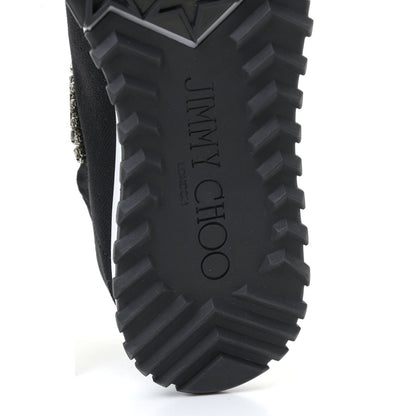 Jimmy Choo Knit Crystal Verona Sneaker 37.5 Black 8 of 11