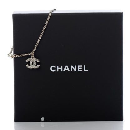 Chanel Pearl Crystal CC Bracelet Gold 4 of 4