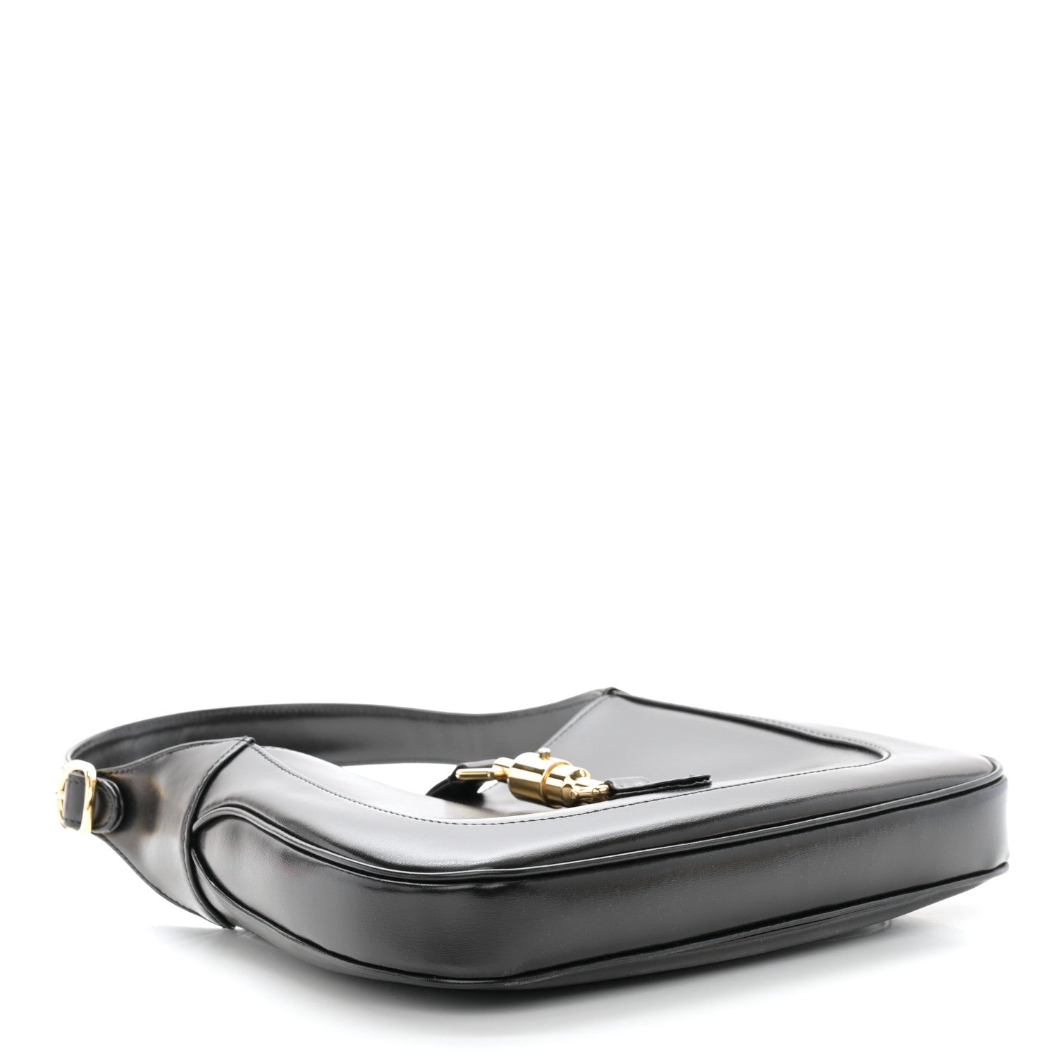 Gucci Boarded Dyana Lux Calfskin Small Jackie 1961 Hobo Black 4 of 9