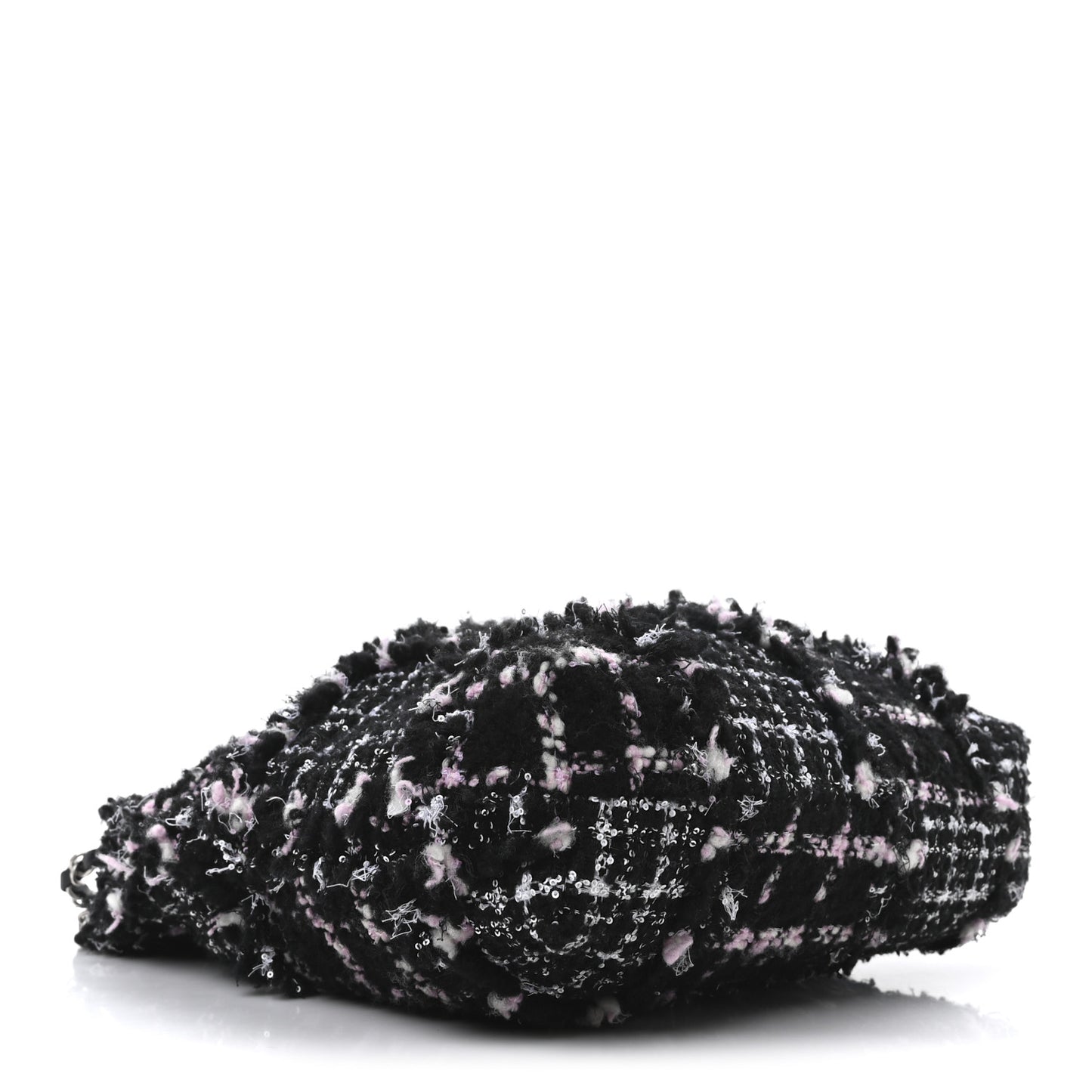 Tweed Patchwork Quilted Small Chanel 22 Black Pink White