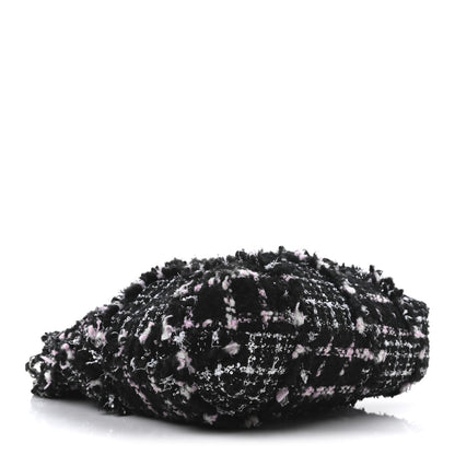 Chanel Tweed Patchwork Quilted Small Chanel 22 Black Pink White 5 of 11