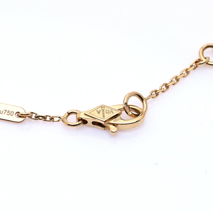 Van Cleef & Arpels 18K Yellow Gold Mother of Pearl Sweet Alhambra Bracelet 5 of 9