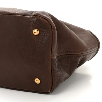 Miu Miu Nappa Large Aventure Bag Briarwood 9 of 9