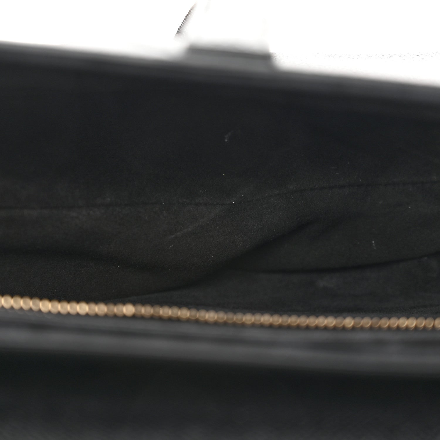 Christian Dior Grained Calfskin Saddle Bag With Strap Black 5 of 16