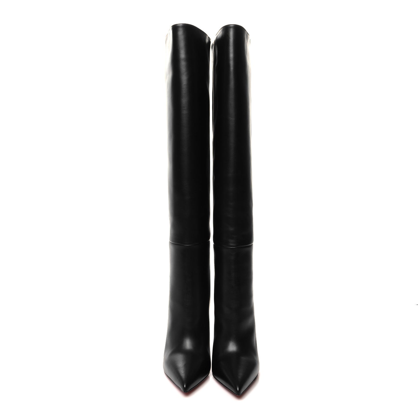 Calfskin Astrilarge 95 Knee Boots 40 Black