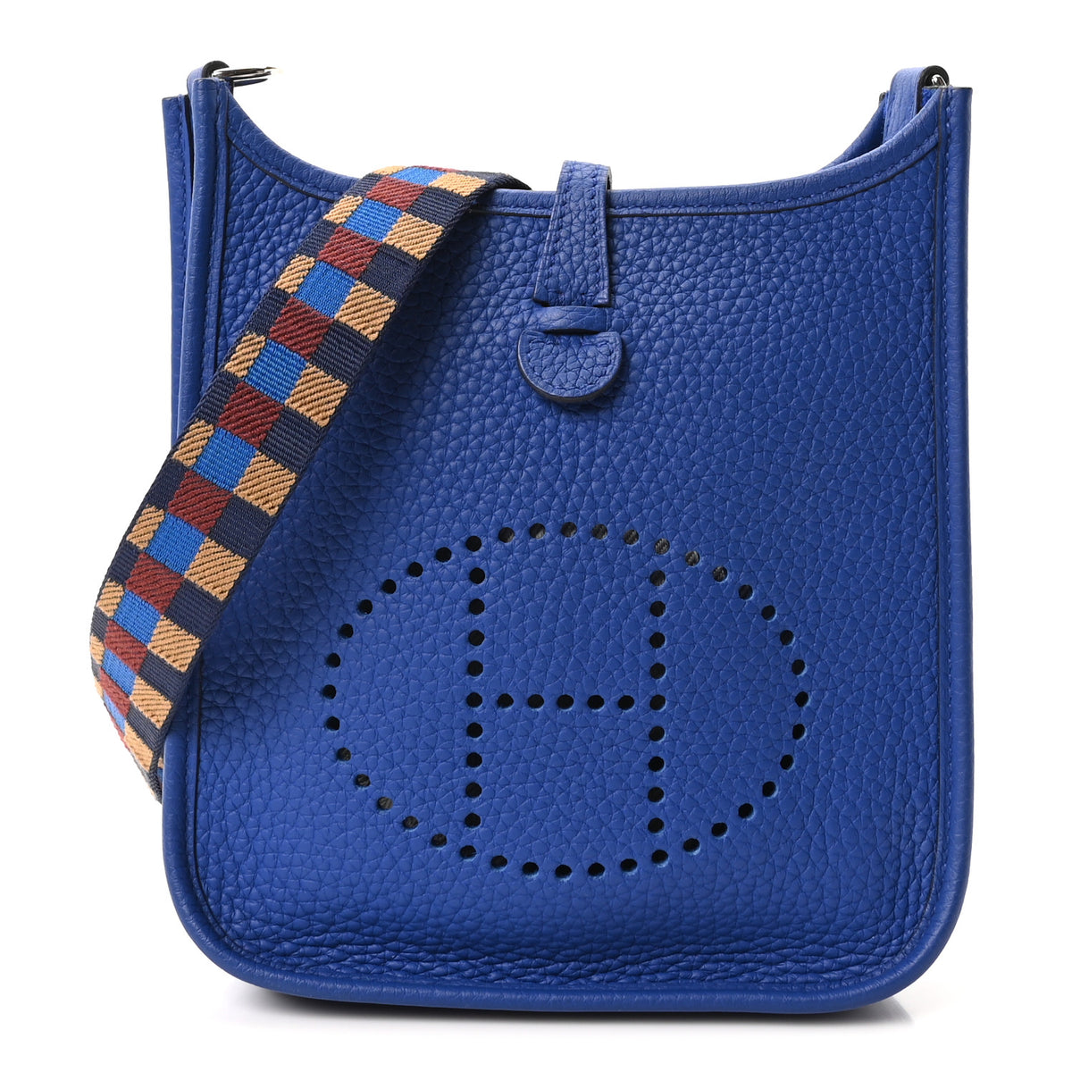 Taurillon Clemence Maxi Quadrille Evelyne TPM Royal Bleu Bleu Bill Biscuit Rouge H