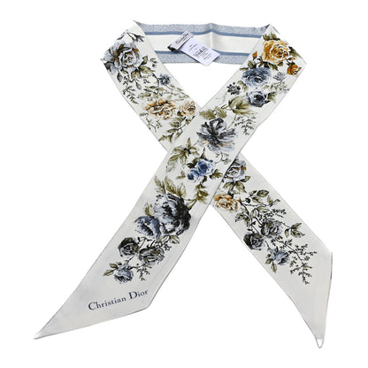 Christian Dior Silk Twill D-Floral Mitzah Scarf 1 of 3