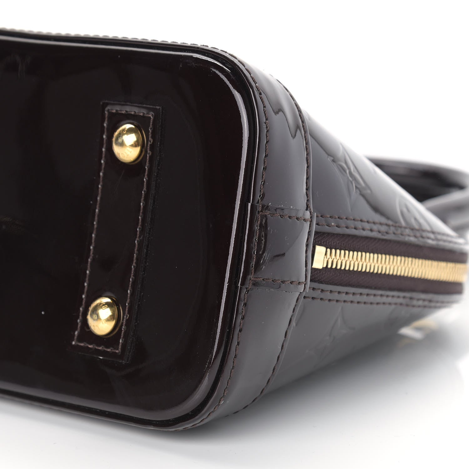 Louis Vuitton Vernis Alma BB Amarante 10 of 12