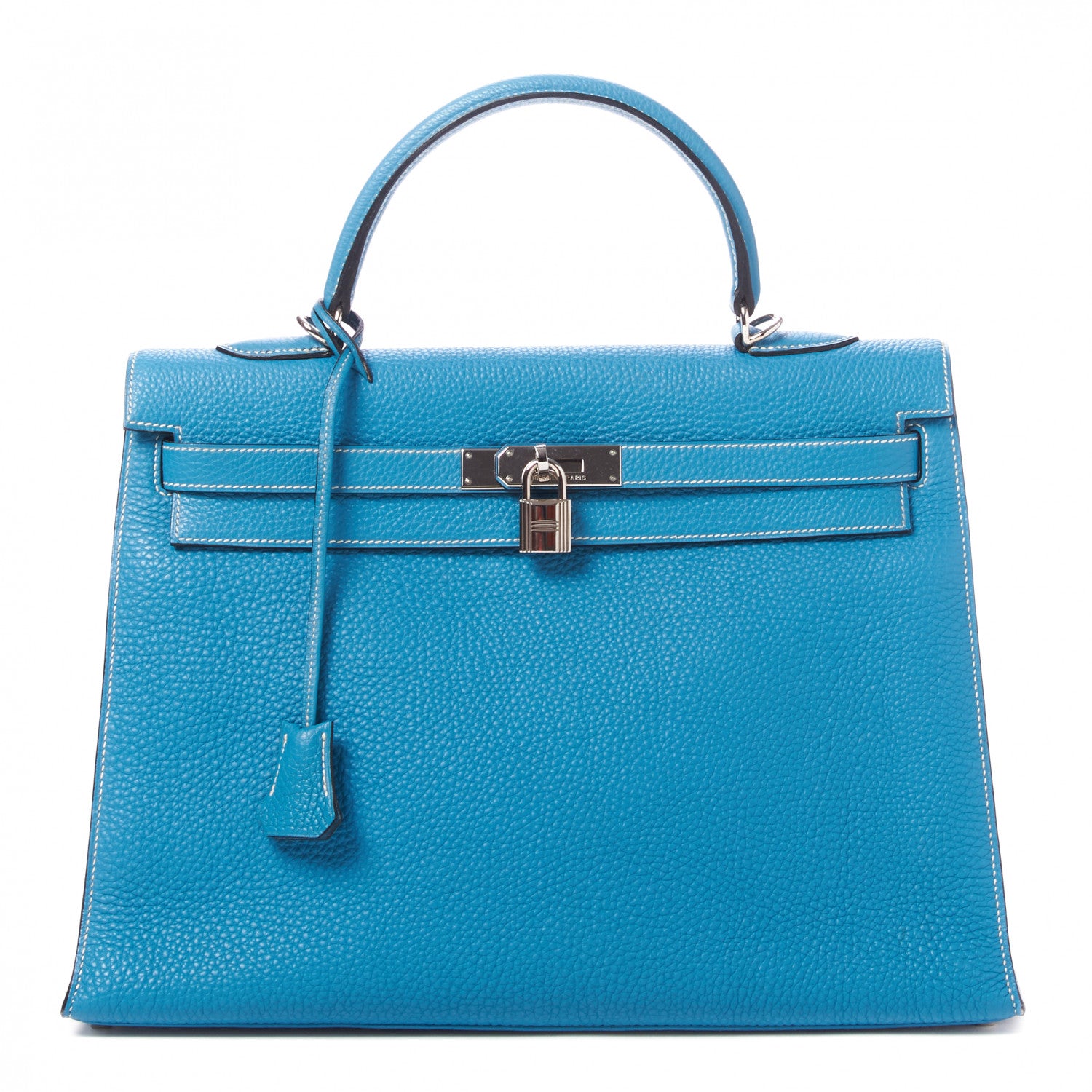 Hermes Togo Kelly Sellier 35 Blue Jean 1 of 35