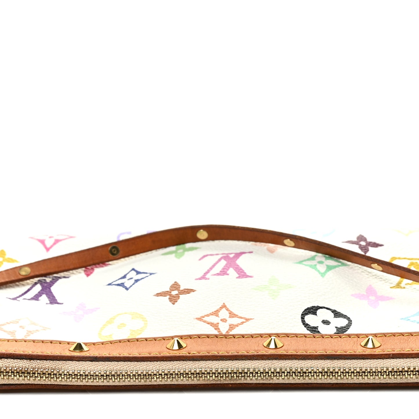 Monogram Multicolor Pochette Accessories White