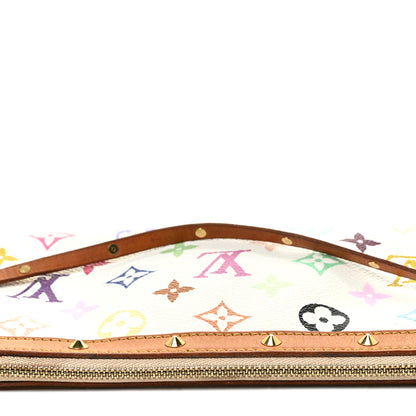Louis Vuitton Monogram Multicolor Pochette Accessories White 14 of 17